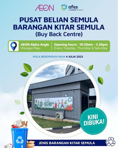 PUSAT PEMBELIAN SEMULA BARANG KITAR SEMULA (BUY BACK CENTRE)