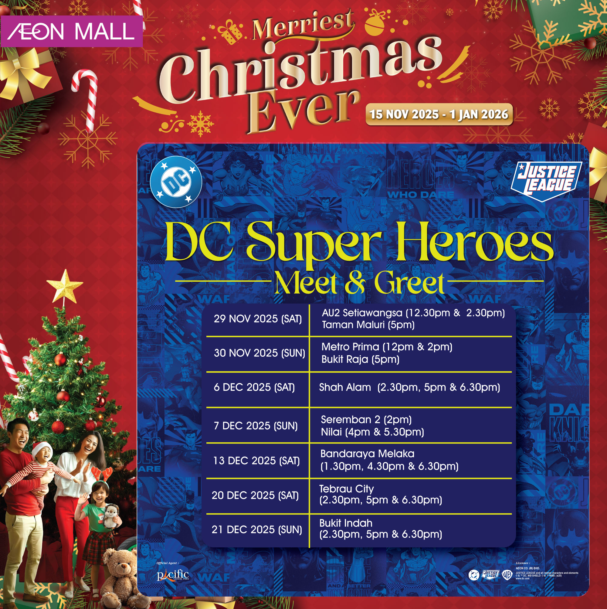 🦸‍♂️ Calling all Super Heroes! The Justice League is taking over Christmas! 🎄