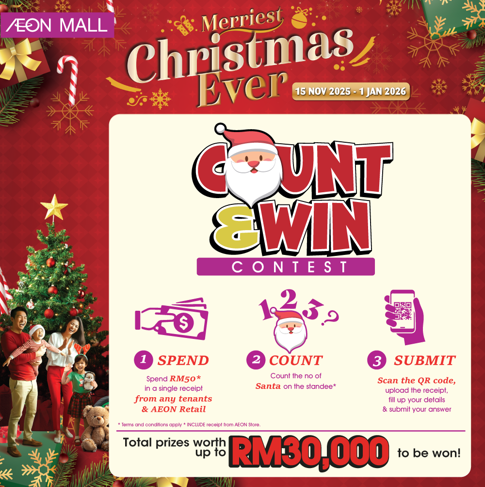 🎄✨ Merriest Christmas Ever at AEON MALL! ✨🎅