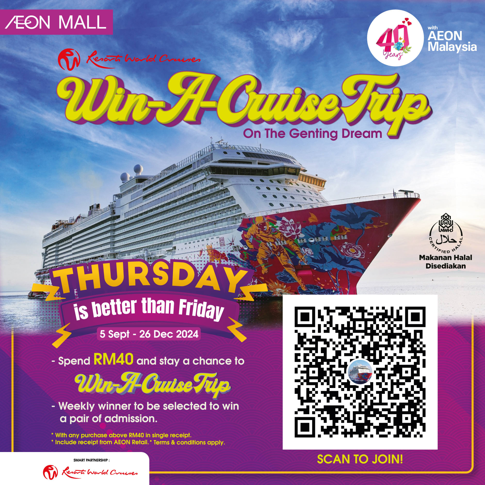 WIN A FANTASTIC CRUISE TRIP