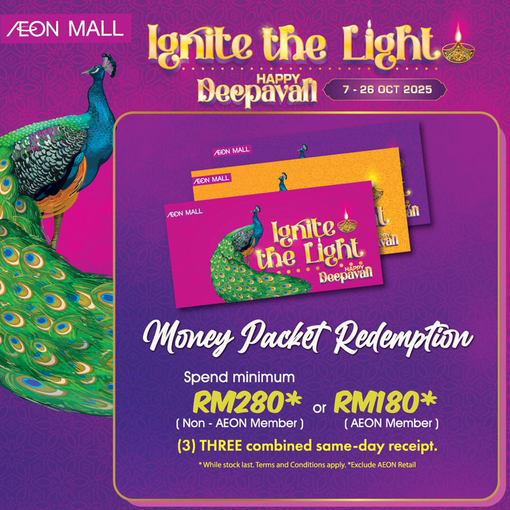 ✨ Deepavali – Ignite the Light at AEON MALL! ✨