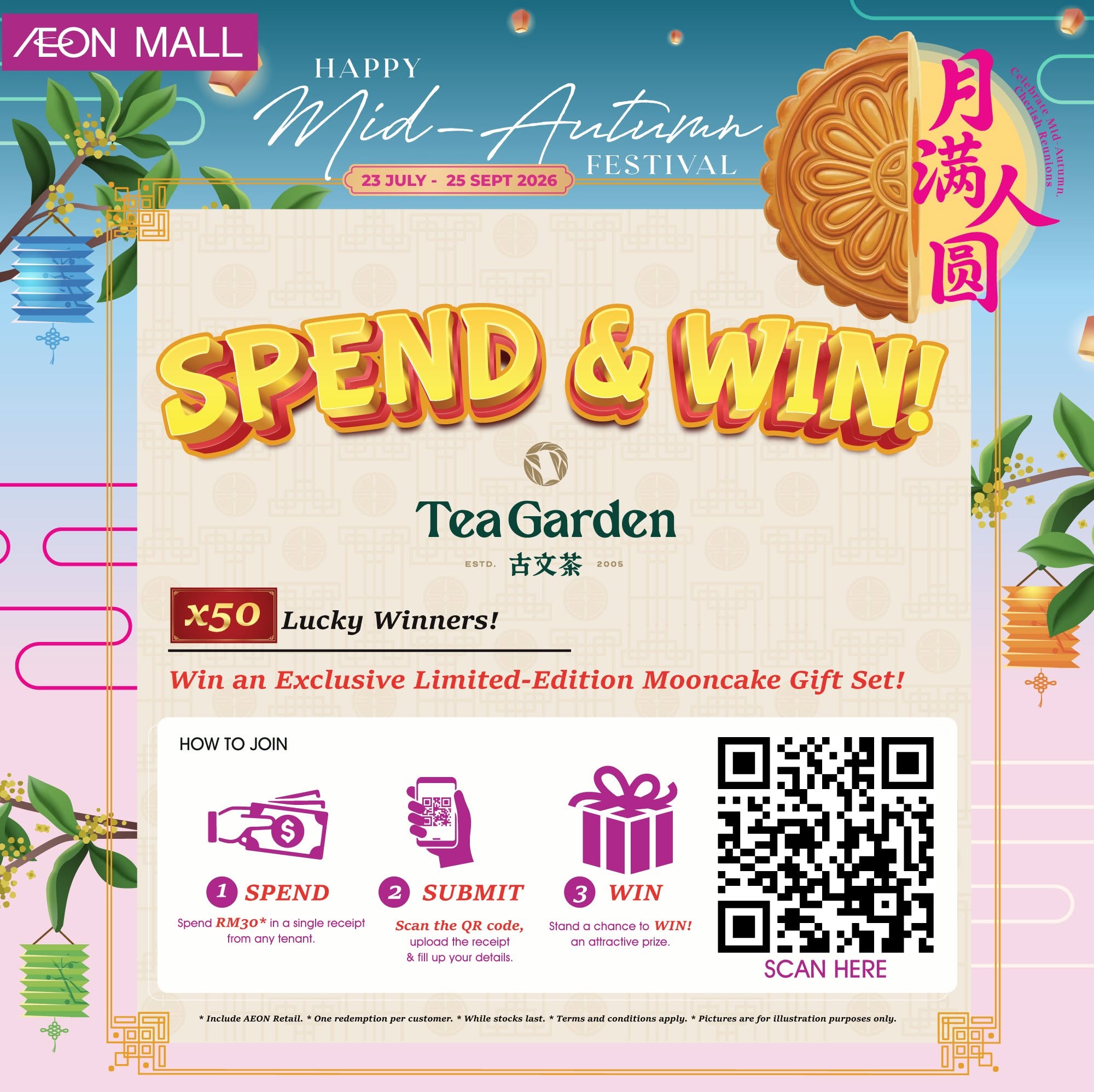 SPEND & WIN Tea Garden
