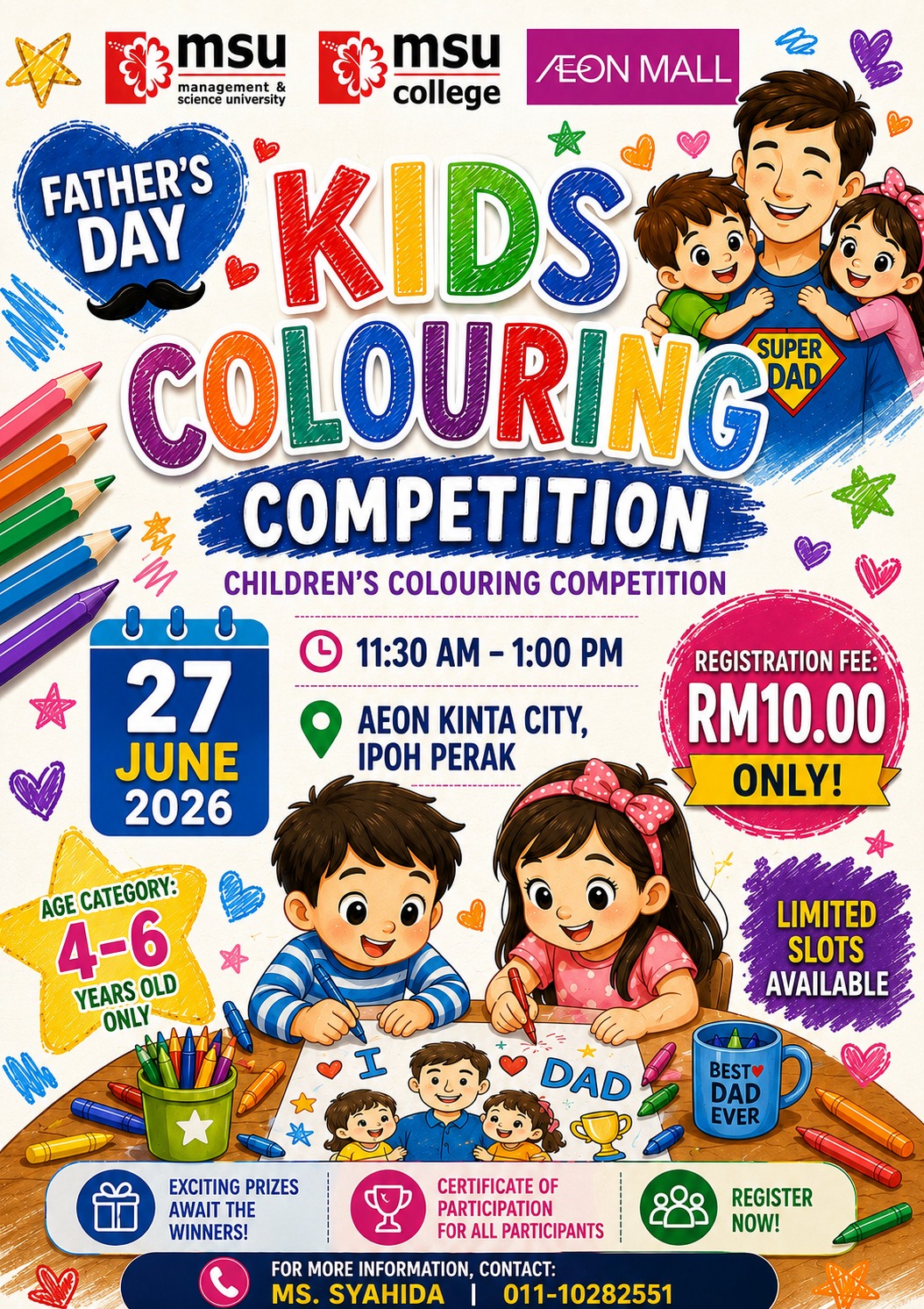 Father's Day Kids Coloring Competition