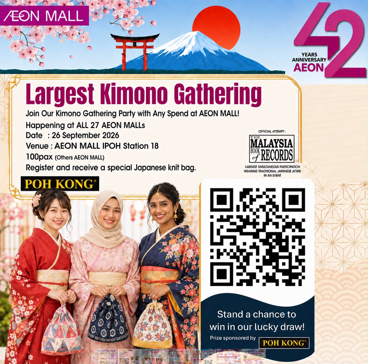 LARGEST KIMONO GATHERING