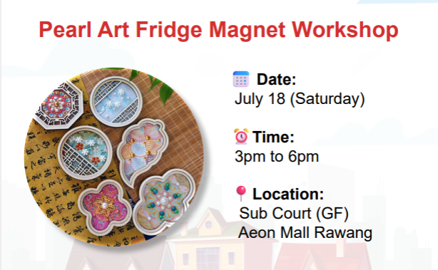 Pearl Art Fridge Magnet Workshop