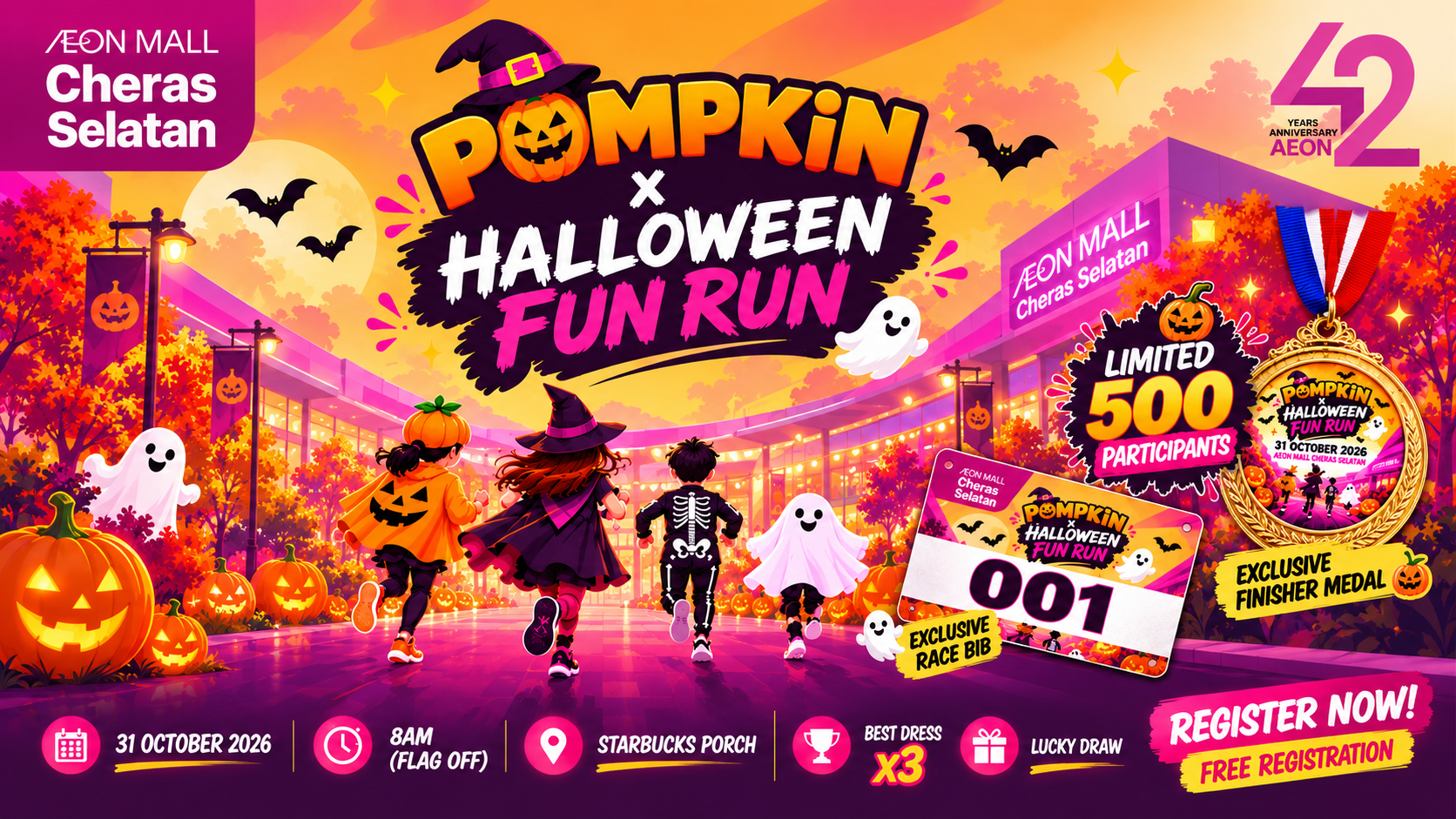 🎃 PUMPKIN × HALLOWEEN FUN RUN 2026 👻