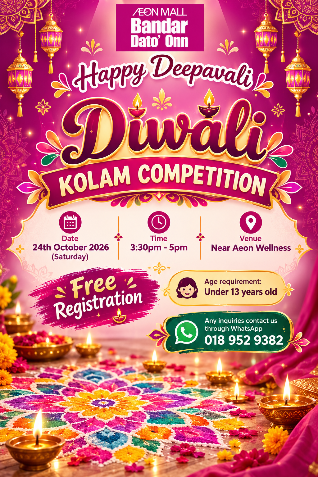 Diwali Kolam Competition