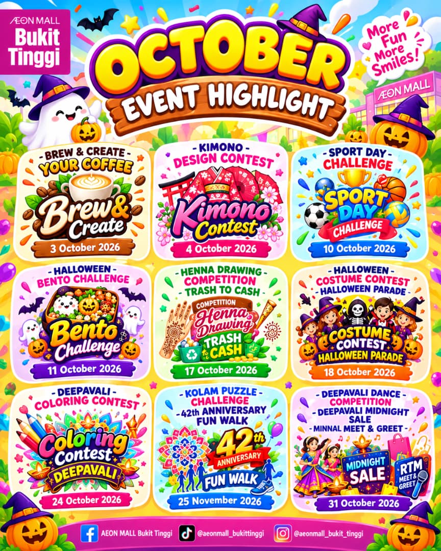 October 2026 EVENTS HIGHLIGHTS