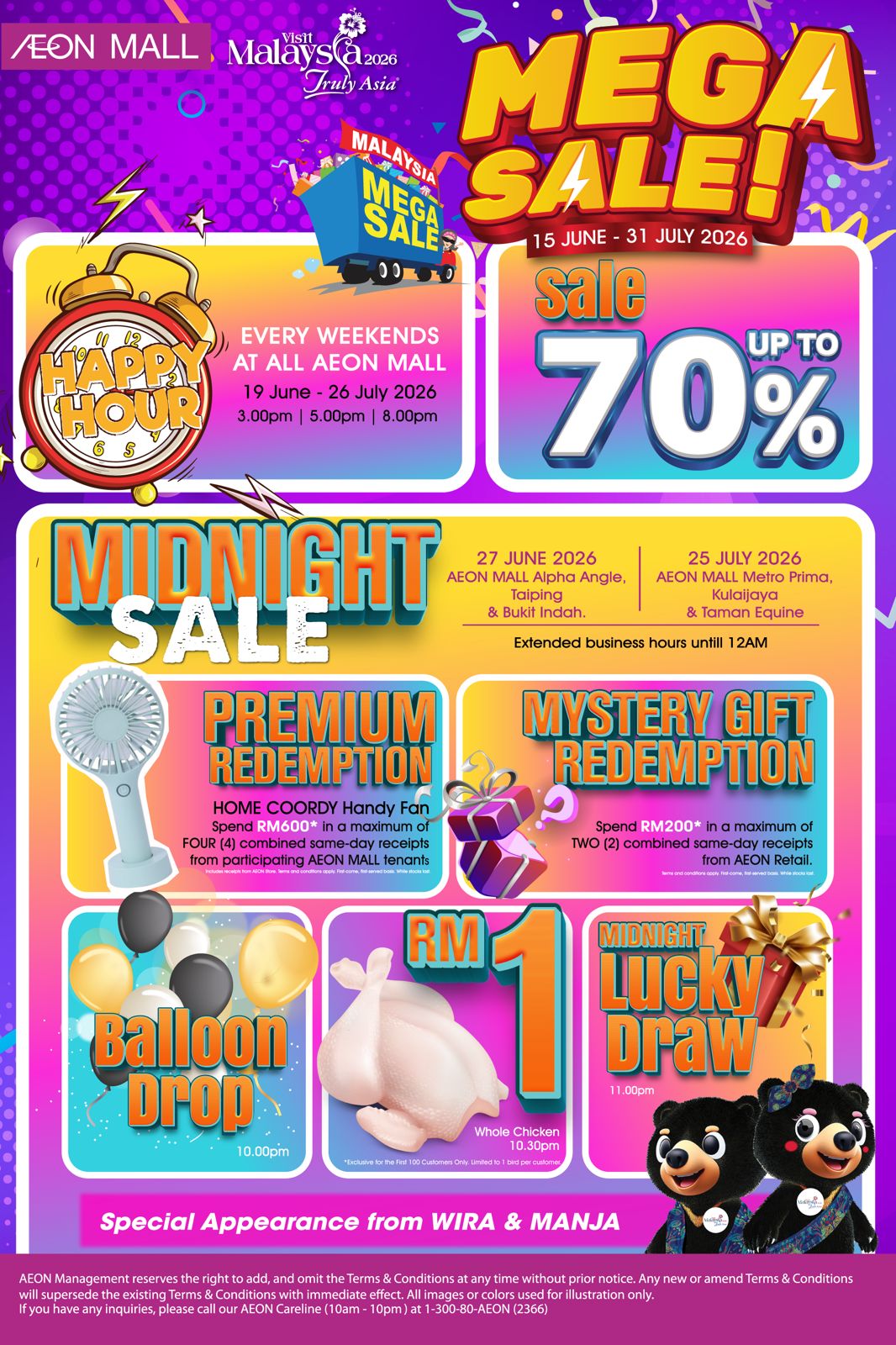 AEON MALL MEGA SALE! 🎪✨