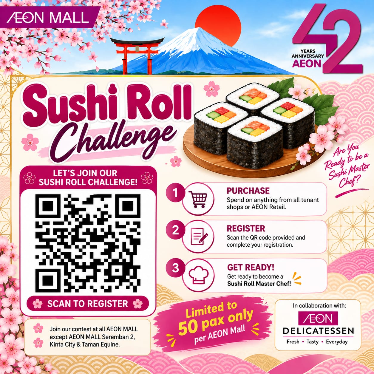 SUSHI ROLL CHALLENGE