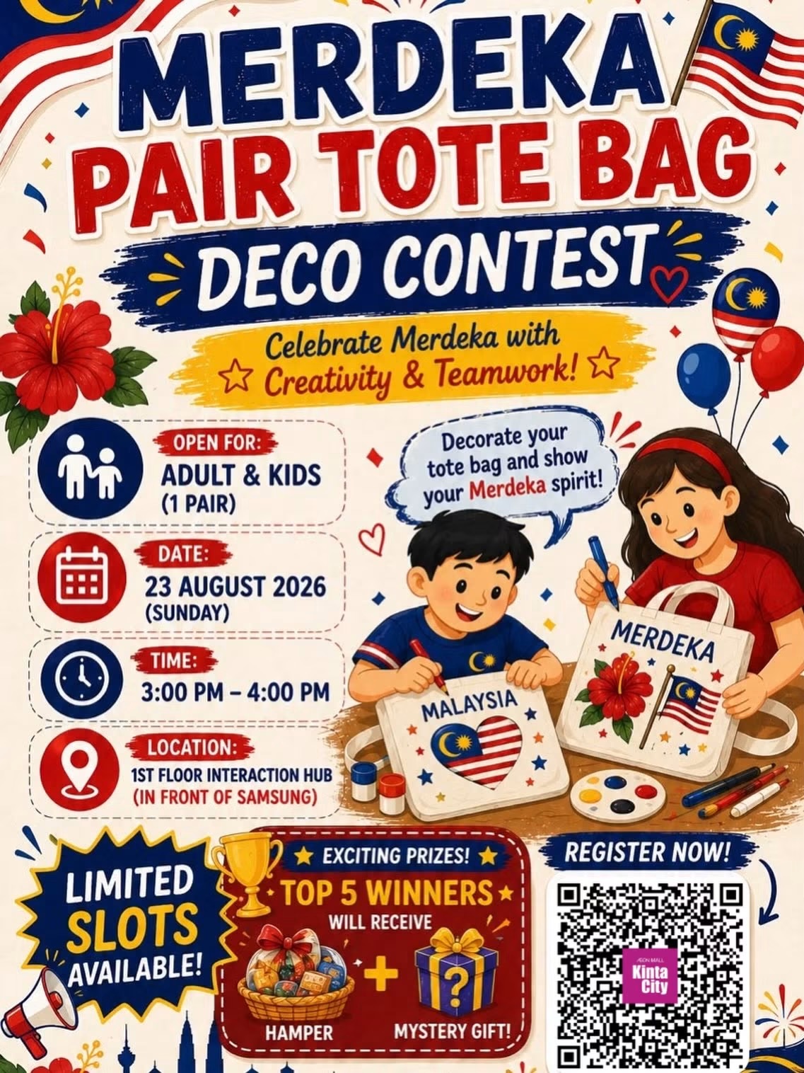 Merdeka Pair Tote Bag Deco Contest