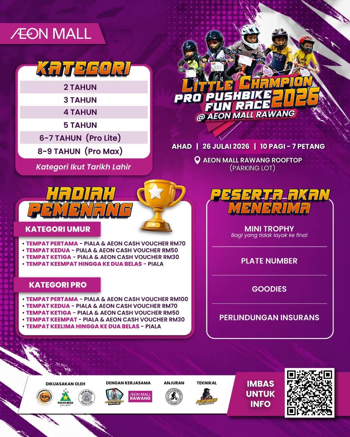Little Champion Pro Pushbike Fun Race 2026