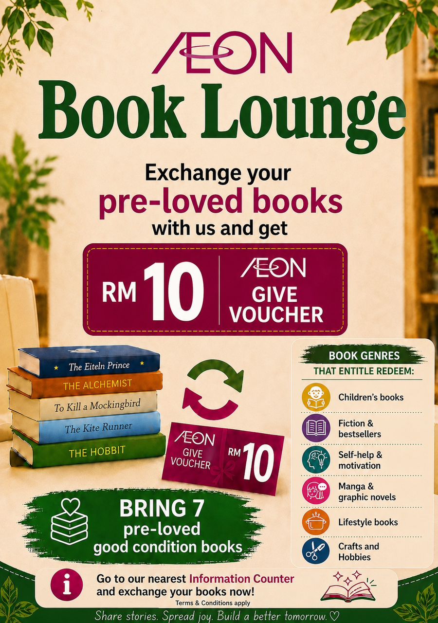 AEON Book Lounge - Pre-Loved Book Campaign