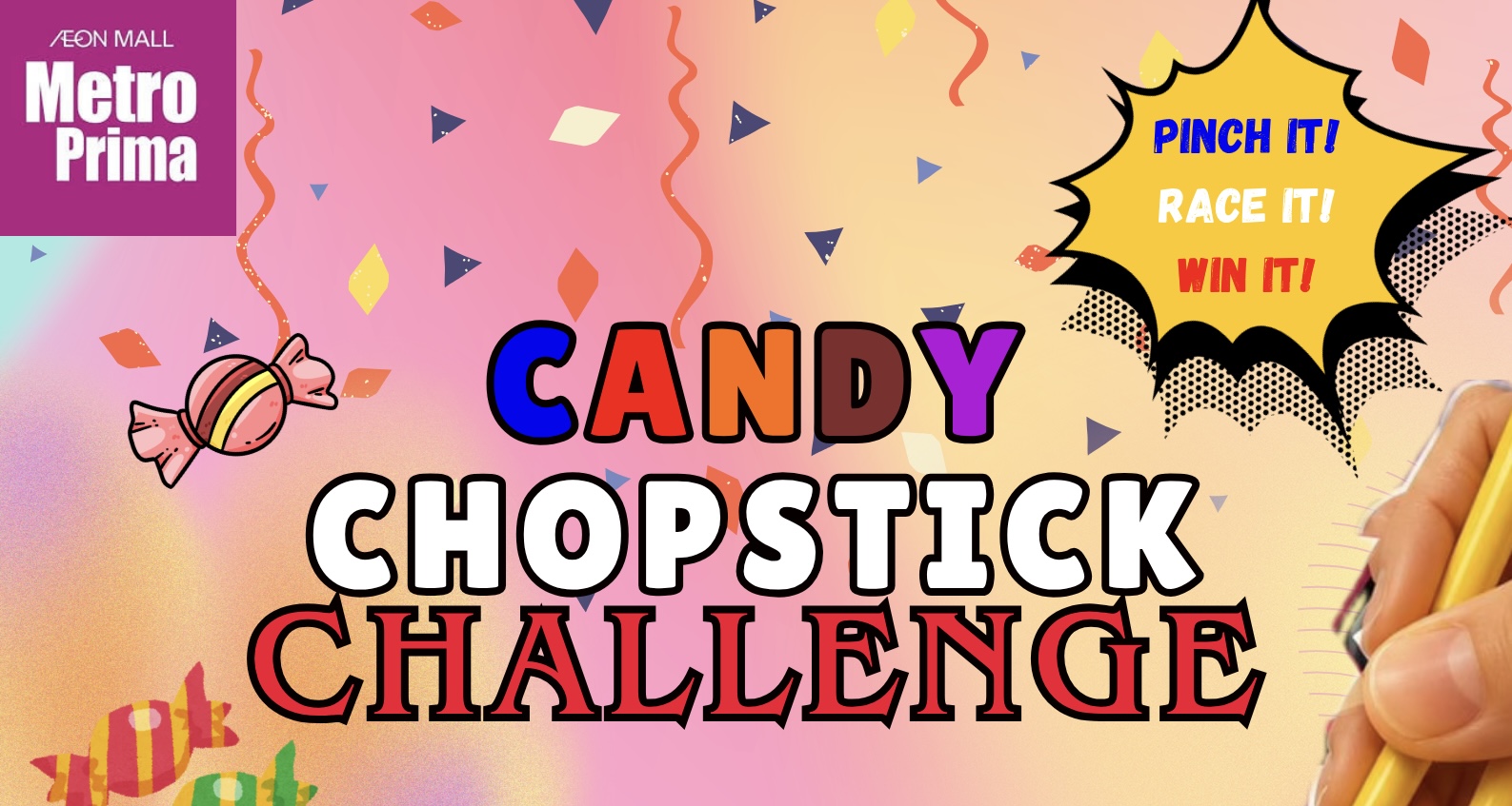 Candy Chopsticks Challenge