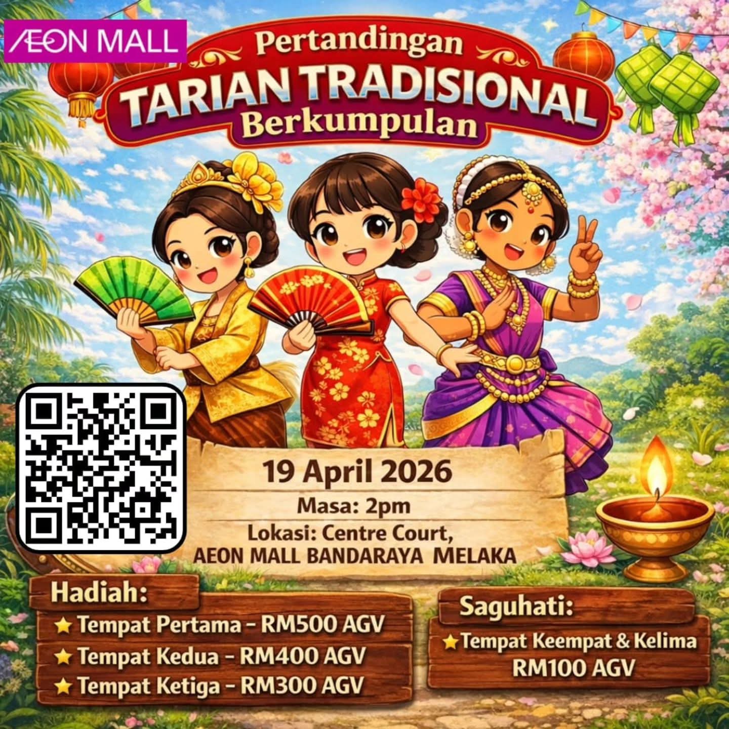 PERTANDINGAN TARIAN TRADITIONAL BERKUMPULAN