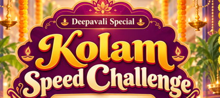 Deepavali Special : Mini Kolam Creative Challenge