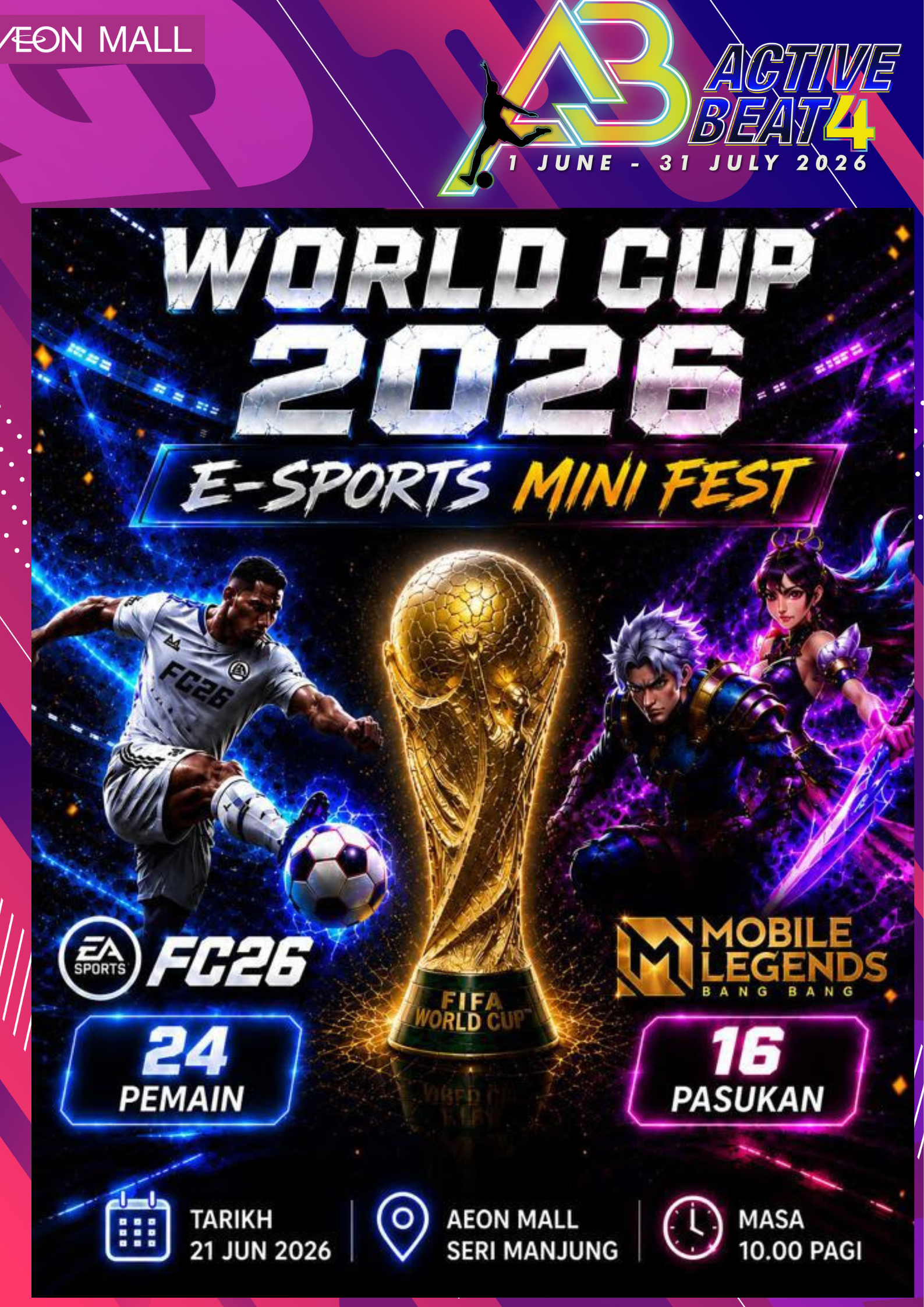 World Cup E-Sports & Mobile Legends Tournament