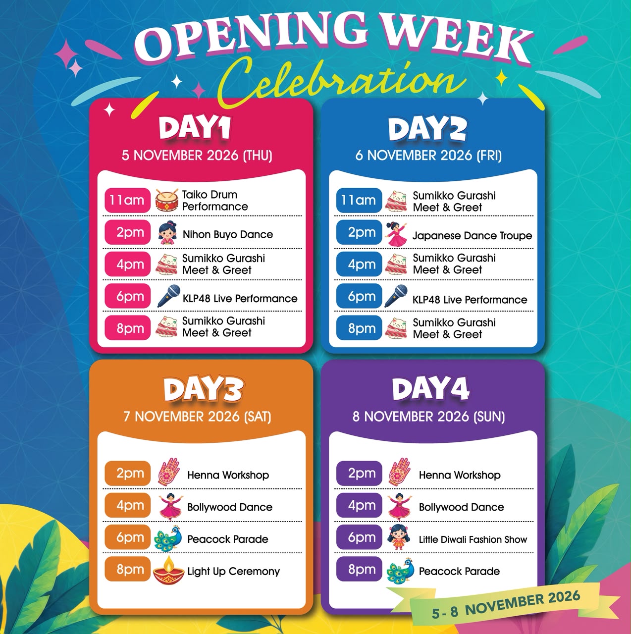 🎉 Four days of excitement at AEON MALL KL Midtown! 🎉
