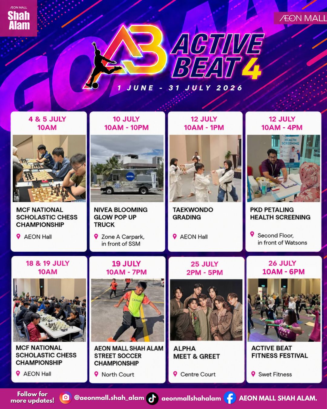AEON MALL Shah Alam July Events