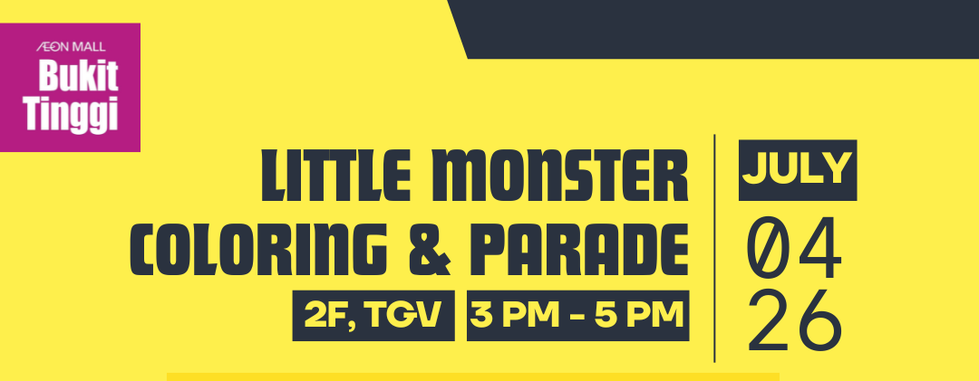 LITTLE MONSTER COLORING & PARADE