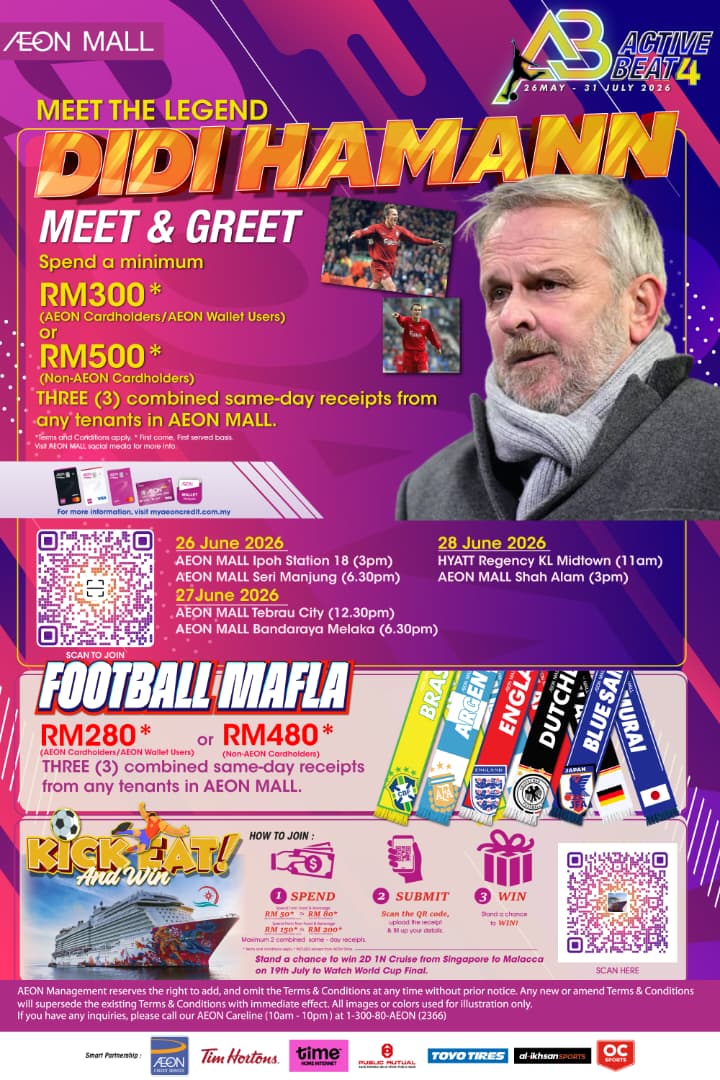 Legend is coming to Malaysia