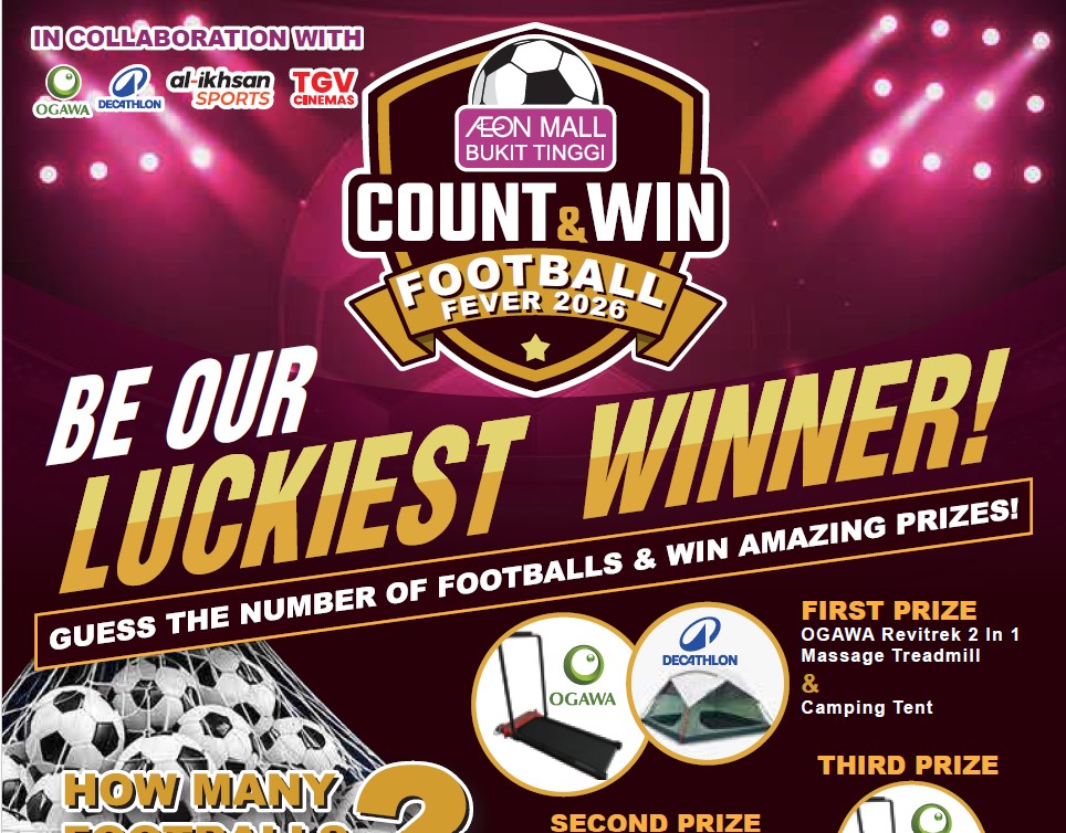 COUNT & WIN! BE OUR LUCKIEST WINNER!