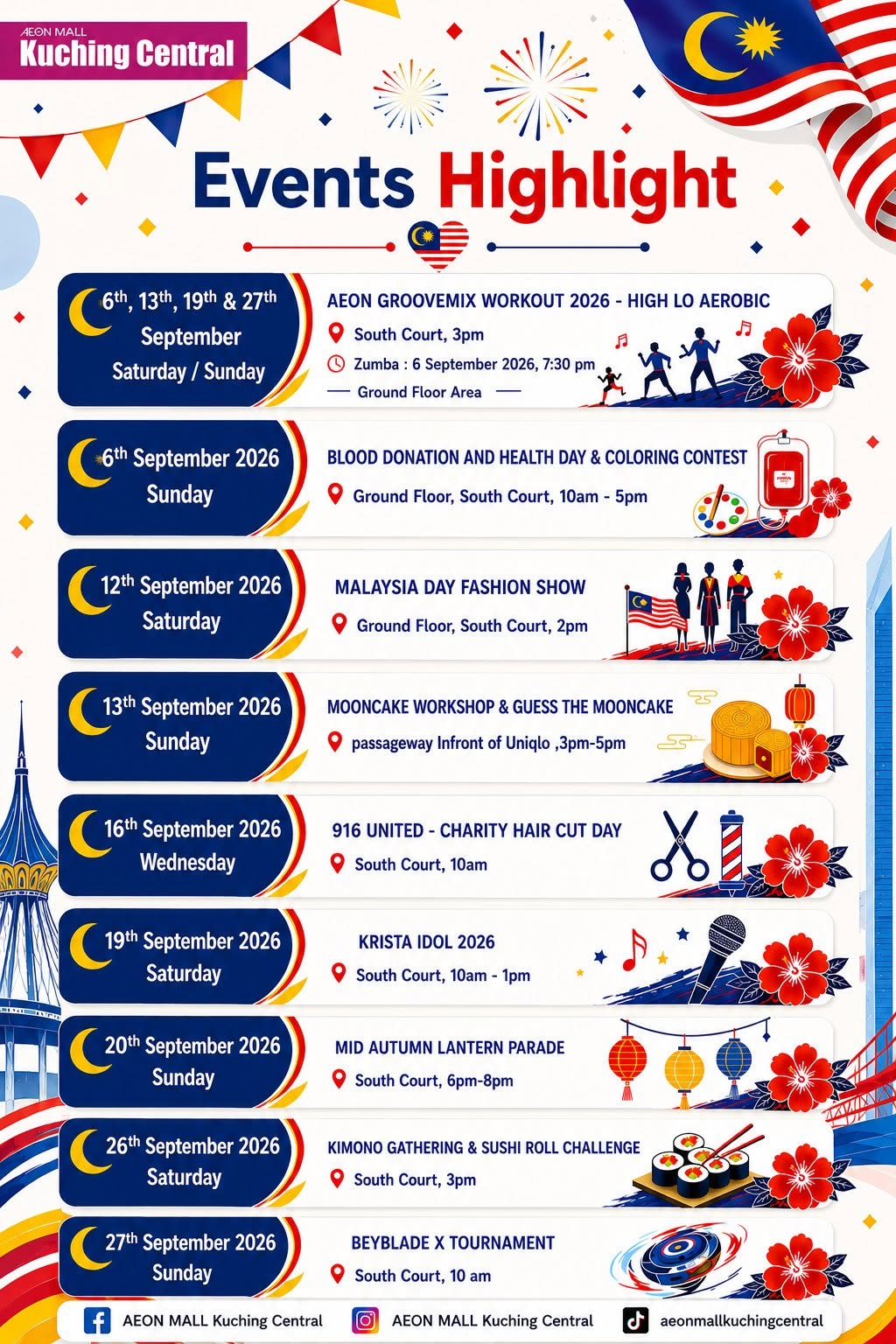 SEPTEMBER EVENTS HIGHLIGHT