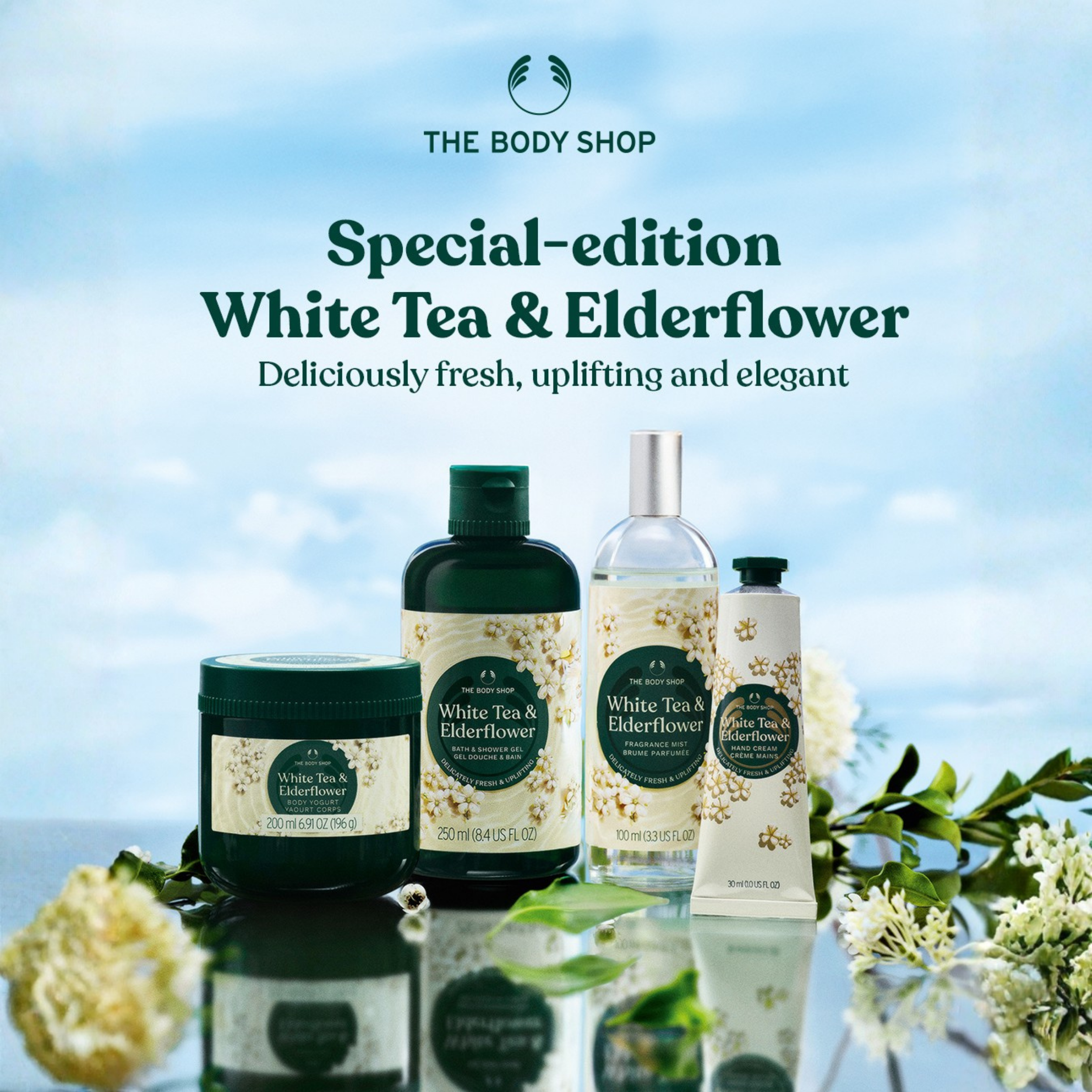 NEW Limited Edition White Tea & Elderflower collection
