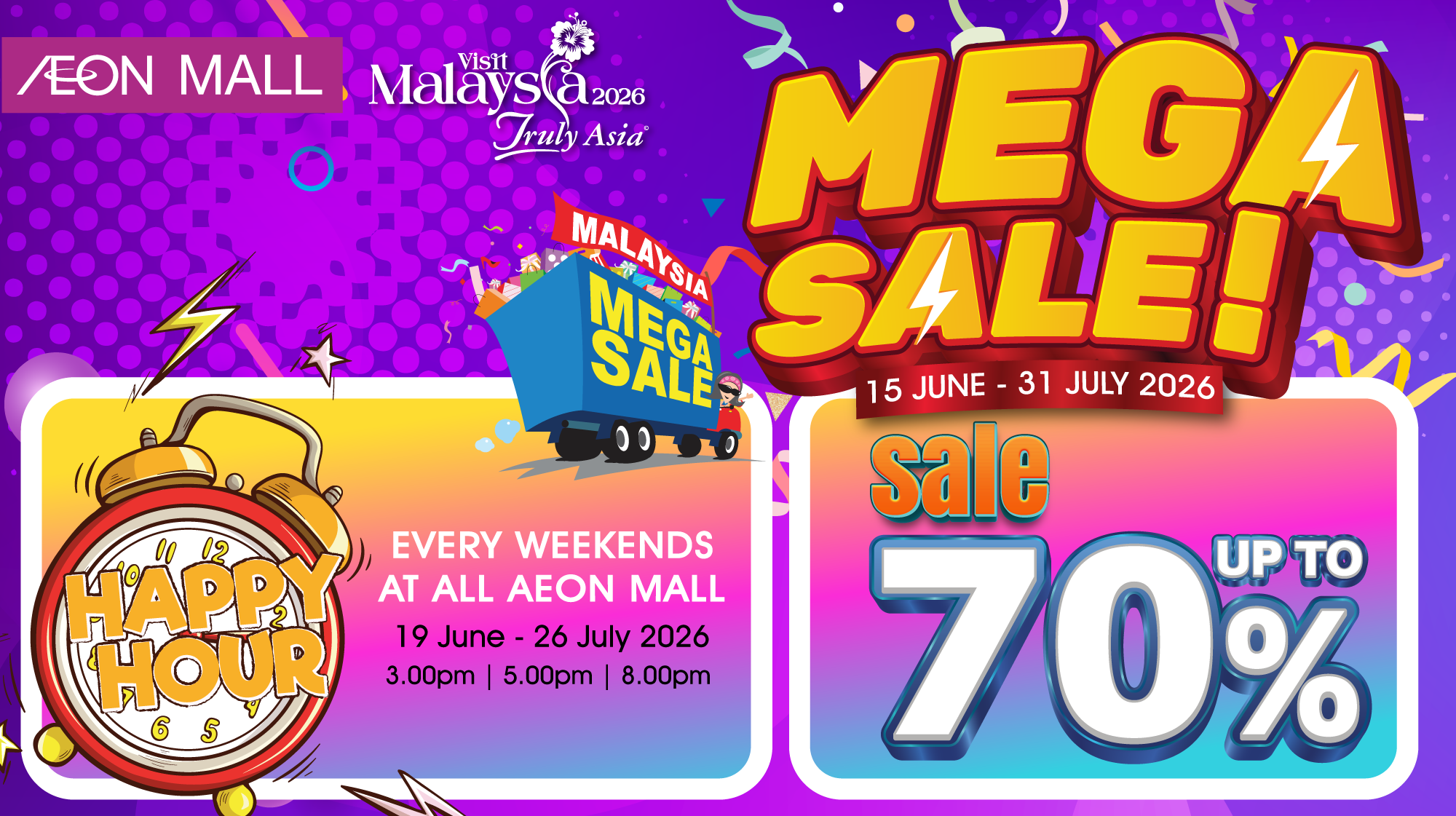 AEON MALL MEGA SALE! 🎪✨