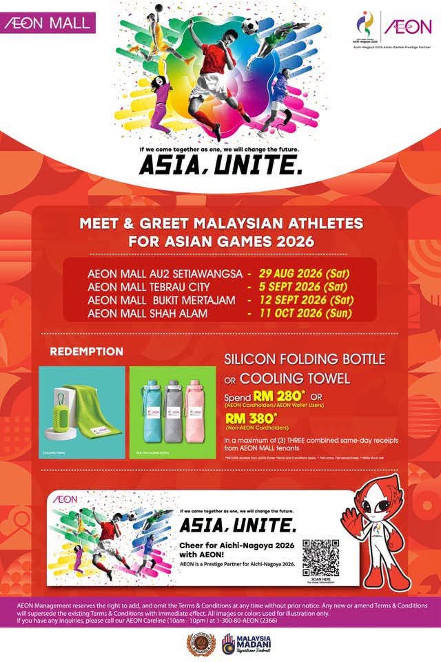 Meet & Greet with Malaysian Athletes For Asian Games 2026