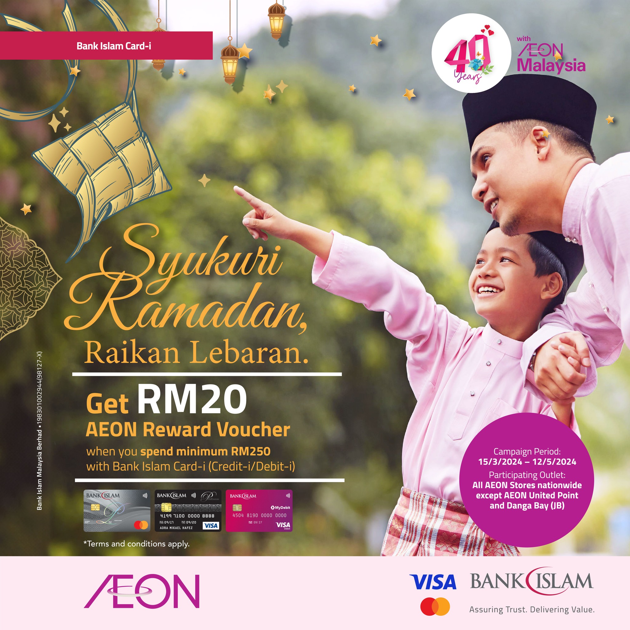 'Syukuri Ramadan, Raikan Lebaran' with Bank Islam at AEON!