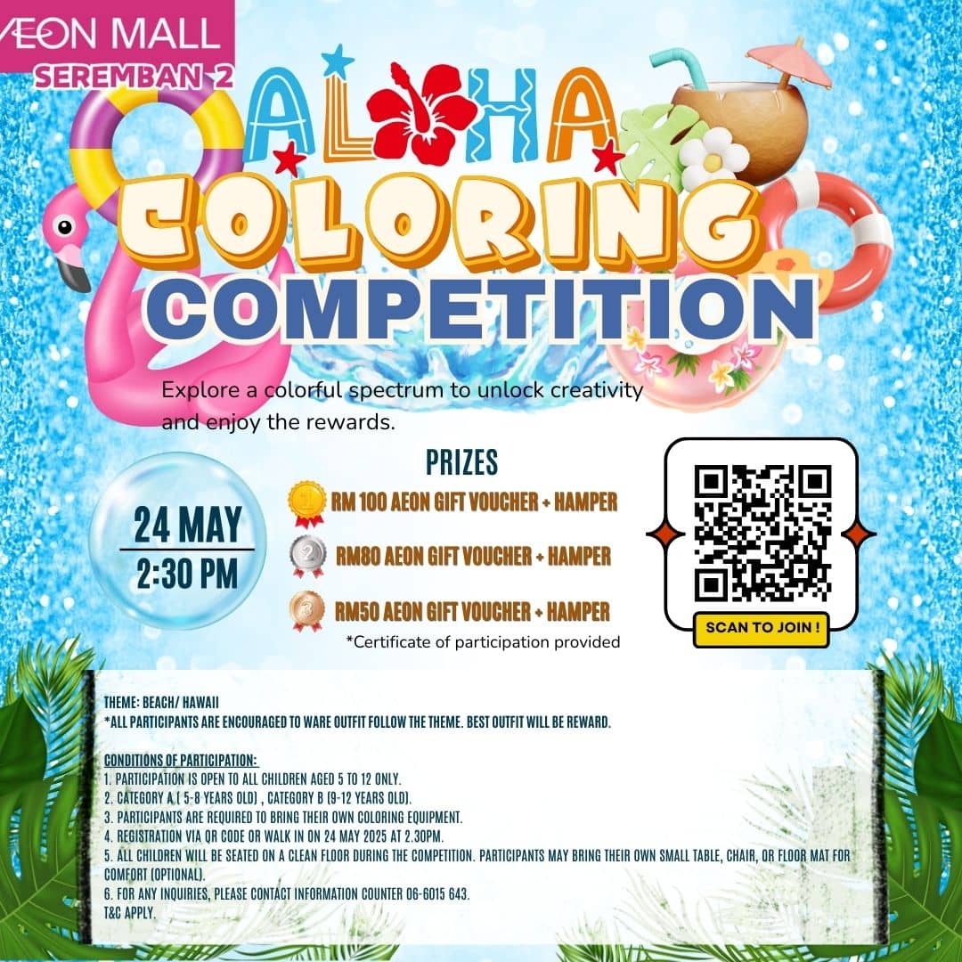 Aloha Coloring Contest