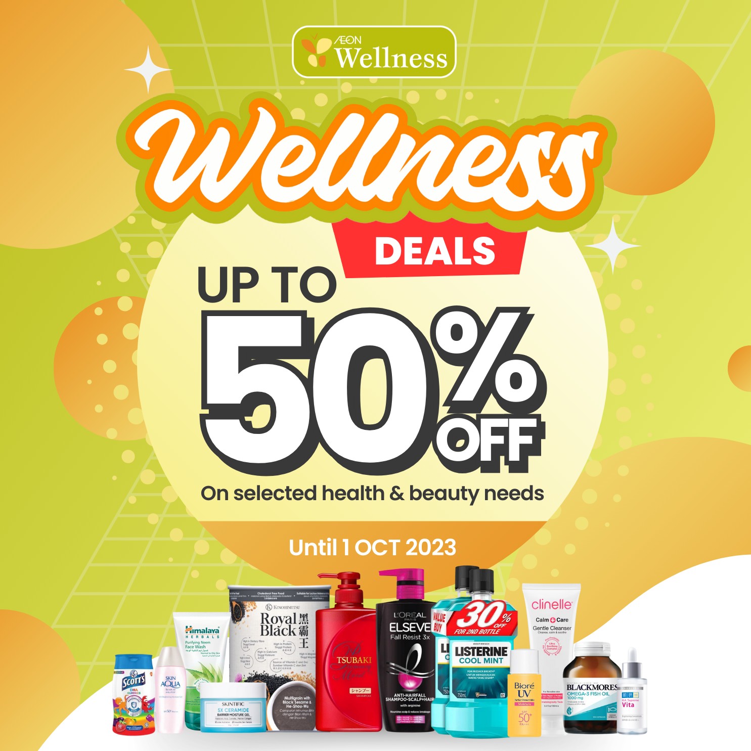 Enjoy up to 50% off exclusive Health & Beauty Products