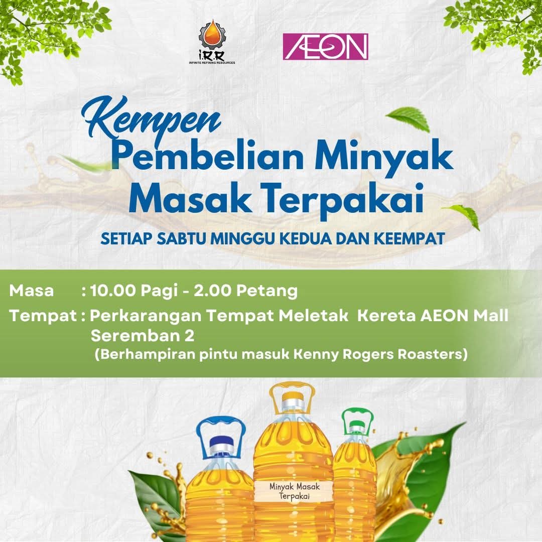 Kempen Pembelian Minyak Masak Terpakai