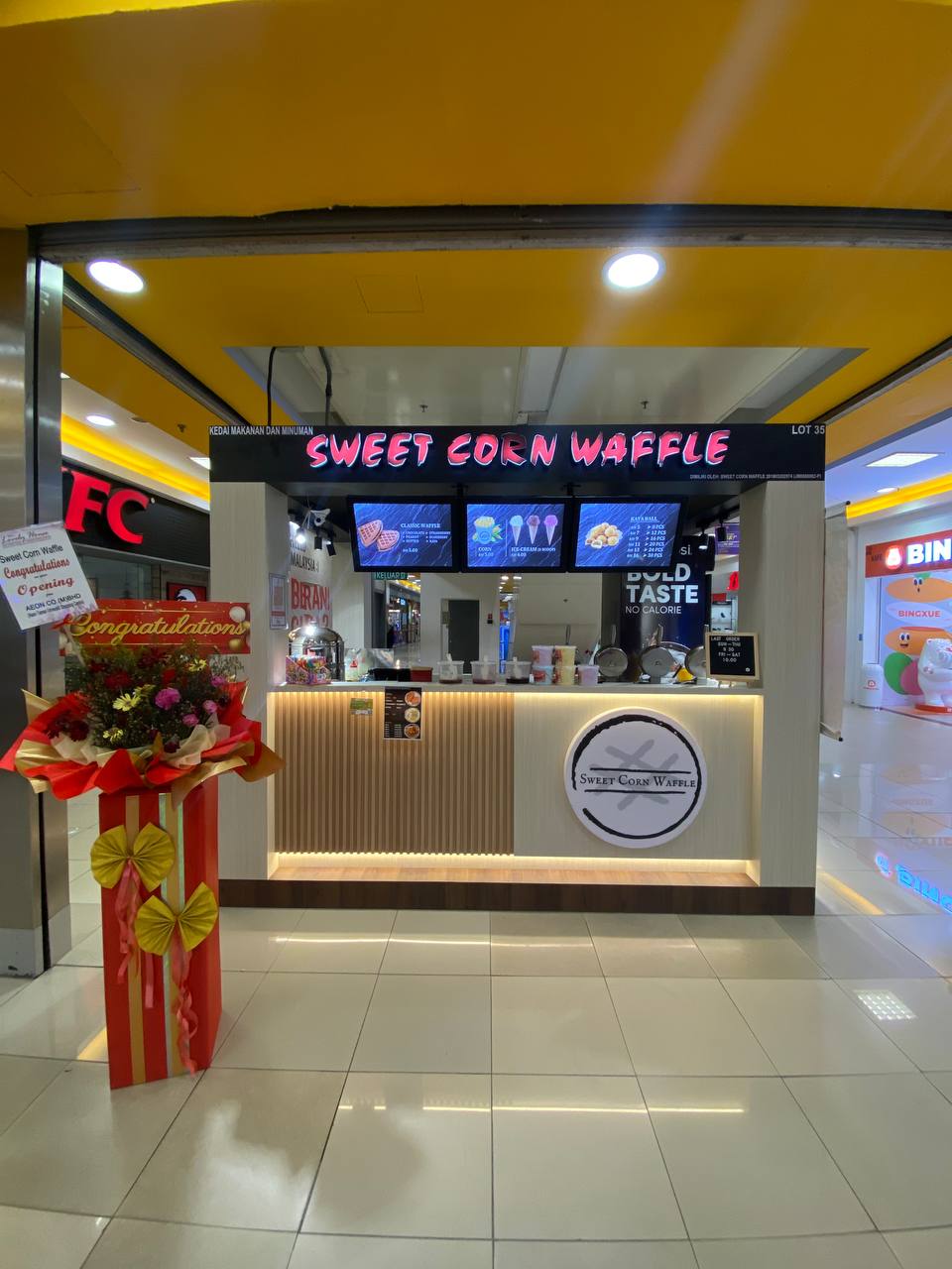 Sweet Corn Waffle