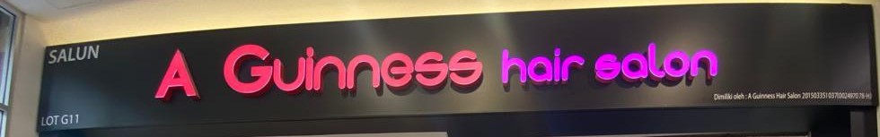 A Guiness Hair Salon